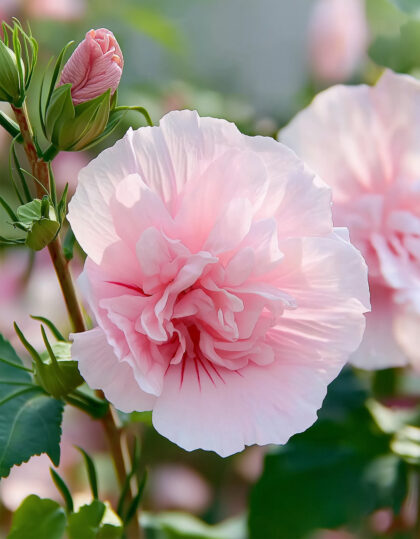hibiskus vaaleanpunainen