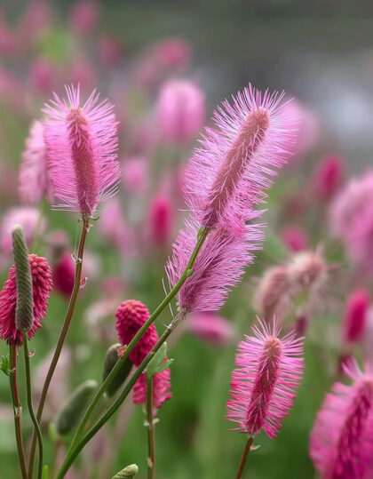 Tumma punainen omena (Sanguisorba obtusa)